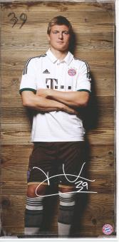 Toni Kroos  2013/2014  FC Bayern München Fußball Autogrammkarte Druck signiert 