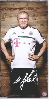 Hermann Gerland  2013/2014  FC Bayern München Fußball Autogrammkarte Druck signiert 