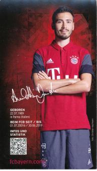 Davide Ancelotti  2016/2017  FC Bayern München Fußball Autogrammkarte Druck signiert 