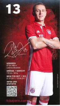 Rafinha   2016/2017  FC Bayern München Fußball Autogrammkarte Druck signiert 