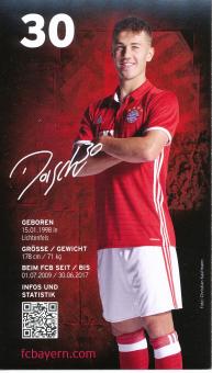 Niklas Dorsch   2016/2017  FC Bayern München Fußball Autogrammkarte Druck signiert 