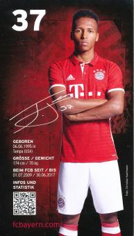 Julian Green   2016/2017  FC Bayern München Fußball Autogrammkarte Druck signiert 
