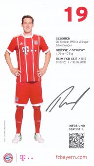 Sebastian Rudy  2017/2018  FC Bayern München Fußball Autogrammkarte Druck signiert 