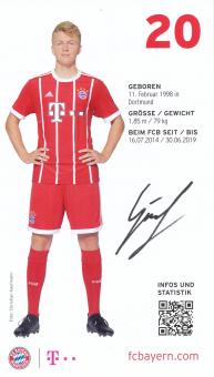 Felix Götze   2017/2018  FC Bayern München Fußball Autogrammkarte Druck signiert 