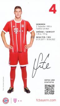 Niklas Süle   2017/2018  FC Bayern München Fußball Autogrammkarte Druck signiert 