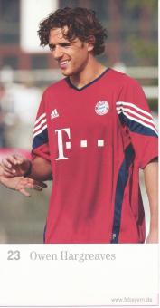 Owen Hargreaves  FC Bayern München Fußball Autogrammkarte nicht signiert 