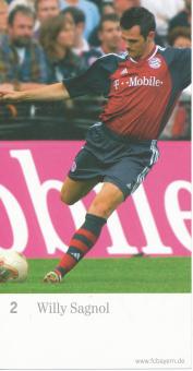 Willy Sagnol  FC Bayern München Fußball Autogrammkarte nicht signiert 