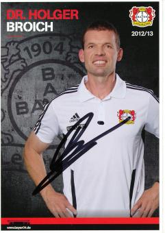 Holger Broich   2012/2013   Bayer 04 Leverkusen Fußball Autogrammkarte original signiert 