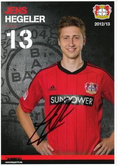 Jens Hegeler  2012/2013   Bayer 04 Leverkusen Fußball Autogrammkarte original signiert 