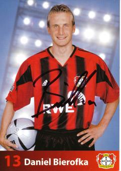 Daniel Bierofka    2004/2005   Bayer 04 Leverkusen Fußball Autogrammkarte original signiert 
