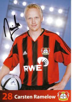 Carsten Ramelow   2004/2005   Bayer 04 Leverkusen Fußball Autogrammkarte original signiert 