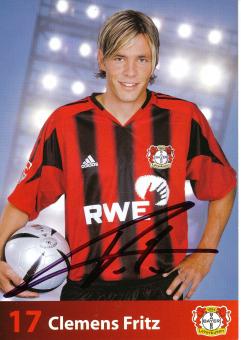Clemens Fritz   2004/2005   Bayer 04 Leverkusen Fußball Autogrammkarte original signiert 