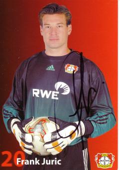 Frank Juric   2002/2003   Bayer 04 Leverkusen Fußball Autogrammkarte original signiert 