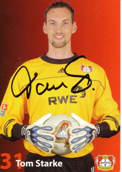 Tom Starke   2002/2003   Bayer 04 Leverkusen Fußball Autogrammkarte original signiert 