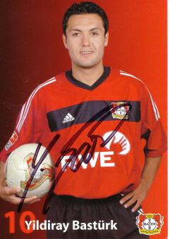 Yildiray Bastürk   2002/2003   Bayer 04 Leverkusen Fußball Autogrammkarte original signiert 