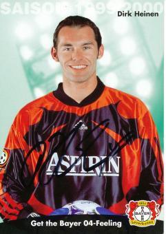 Dirk Heinen   1999/2000   Bayer 04 Leverkusen Fußball Autogrammkarte original signiert 