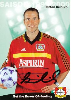 Stefan Beinlich  1999/2000   Bayer 04 Leverkusen Fußball Autogrammkarte original signiert 