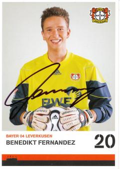 Benedikt Fernandez   2006/2007   Bayer 04 Leverkusen Fußball Autogrammkarte original signiert 