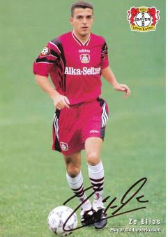 Ze Elias  1996/1997   Bayer 04 Leverkusen Fußball Autogrammkarte original signiert 