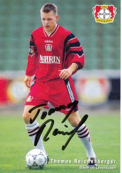 Thomas Reichenberger  1997/1998   Bayer 04 Leverkusen Fußball Autogrammkarte original signiert 