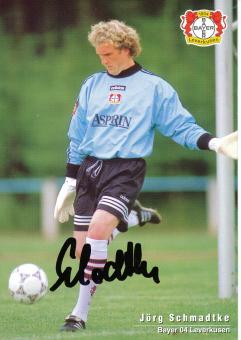 Jörg Schmadtke  1997/1998   Bayer 04 Leverkusen Fußball Autogrammkarte original signiert 