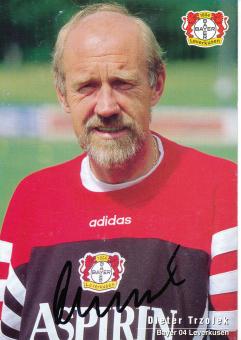 Dieter Trzolek  1997/1998   Bayer 04 Leverkusen Fußball Autogrammkarte original signiert 