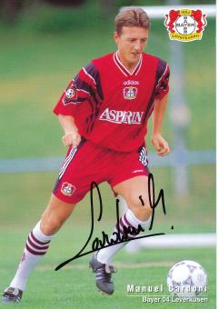 Manuel Cardoni  1997/1998   Bayer 04 Leverkusen Fußball Autogrammkarte original signiert 