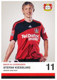 Stefan Kiessling  2008/2009   Bayer 04 Leverkusen Fußball Autogrammkarte original signiert 