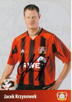 Jacek Krzynowek  2005/2006   Bayer 04 Leverkusen Fußball Autogrammkarte original signiert 