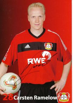 Carsten Ramelow  2003/2004   Bayer 04 Leverkusen Fußball Autogrammkarte original signiert 