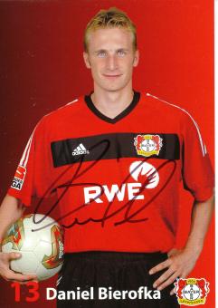 Daniel Bierofka   2003/2004   Bayer 04 Leverkusen Fußball Autogrammkarte original signiert 