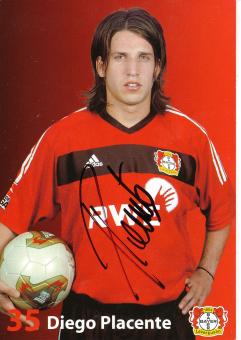 Diego Placente  2003/2004   Bayer 04 Leverkusen Fußball Autogrammkarte original signiert 