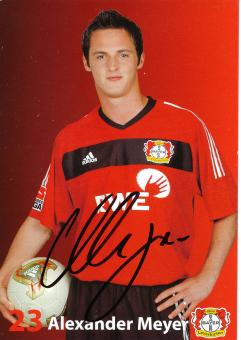 Alexander Meyer  2003/2004   Bayer 04 Leverkusen Fußball Autogrammkarte original signiert 