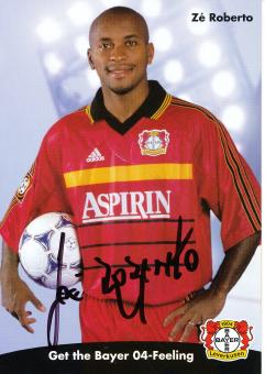 Ze Roberto  1998/1999   Bayer 04 Leverkusen Fußball Autogrammkarte original signiert 