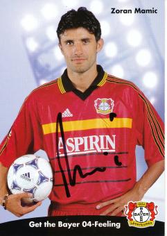Zoran Mamic  1998/1999   Bayer 04 Leverkusen Fußball Autogrammkarte original signiert 