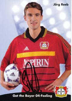 Jörg Reeb  1998/1999   Bayer 04 Leverkusen Fußball Autogrammkarte original signiert 