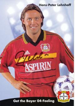 Hans Peter Lehnhoff  1998/1999   Bayer 04 Leverkusen Fußball Autogrammkarte original signiert 