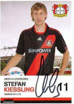 Stefan Kiessling  2011/2012  Bayer 04 Leverkusen Fußball Autogrammkarte original signiert 
