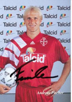 Andreas Fischer  15.08.1993  Bayer 04 Leverkusen Fußball Autogrammkarte original signiert 