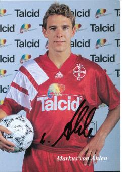 Markus von Ahlen  15.08.1993  Bayer 04 Leverkusen Fußball Autogrammkarte original signiert 