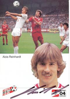 Alois Reinhardt   2.11.1985  Bayer 04 Leverkusen Fußball Autogrammkarte original signiert 