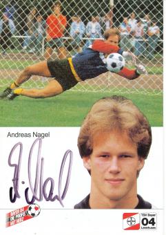 Andreas Nagel  2.11.1985  Bayer 04 Leverkusen Fußball Autogrammkarte original signiert 