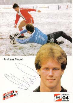 Andreas Nagel  1.1.1985  Bayer 04 Leverkusen Fußball Autogrammkarte original signiert 