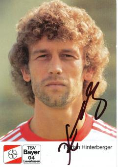 Florian Hinterberger  15.7.1988  Bayer 04 Leverkusen Fußball Autogrammkarte original signiert 