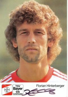 Florian Hinterberger  15.7.1988  Bayer 04 Leverkusen Fußball Autogrammkarte original signiert 