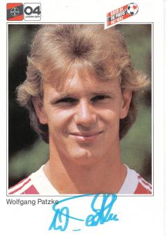 Wolfgang Patzke  1983/1984  Bayer 04 Leverkusen Fußball Autogrammkarte original signiert 