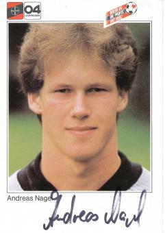 Andreas Nagel  1983/1984  Bayer 04 Leverkusen Fußball Autogrammkarte original signiert 
