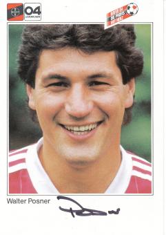 Walter Posner  1983/1984  Bayer 04 Leverkusen Fußball Autogrammkarte original signiert 