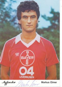 Markus Elmer   Bayer 04 Leverkusen Fußball Autogrammkarte original signiert 