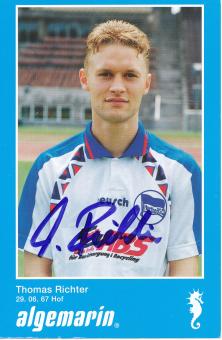 Thomas Richter  1994/1995  Hertha BSC Berlin  Fußball Autogrammkarte original signiert 